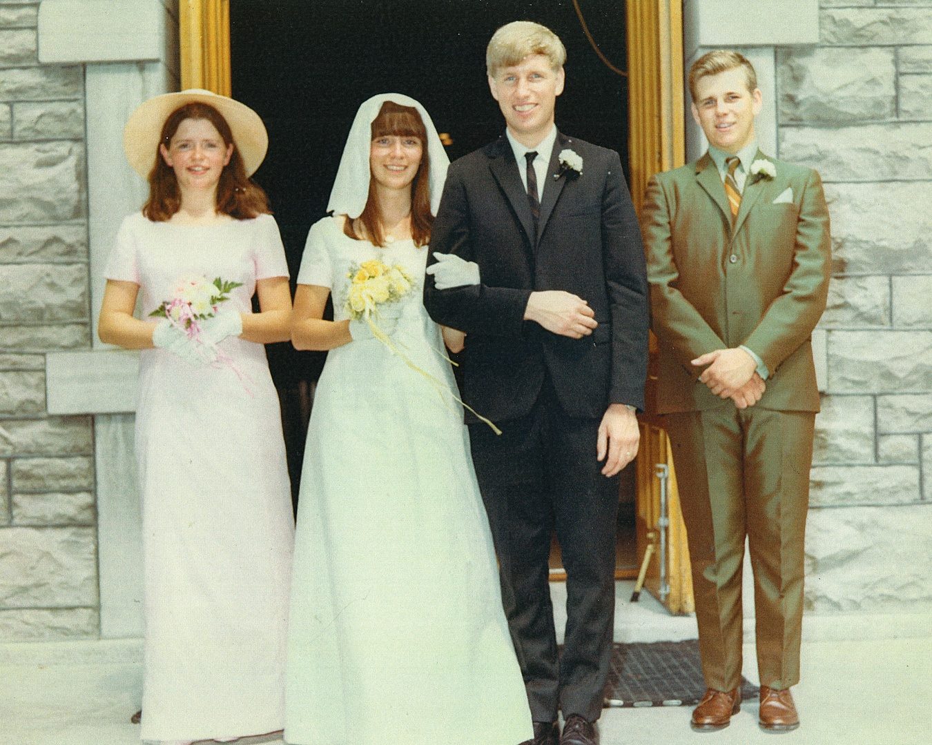 Wedding party, August 16, 1969